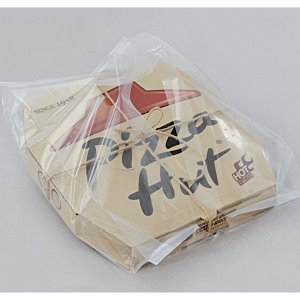 피자박스용 PE비닐백(100매)바닥면이넓은.치킨피자용