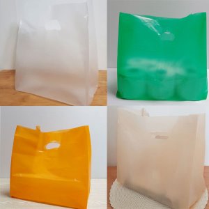 배달포장용 얇은비닐봉투모음(100장/ 다양한사이즈,색상)야식배달봉투.저렴한봉투.배달비닐
