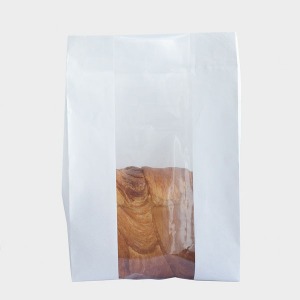화이트 무지창봉투 (100장/ 15+12*35cm)식빵봉투 창문종이봉투
